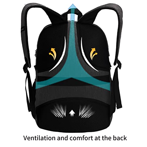 SHRRADOO 50L A16017 Laptop Backpack Water Resistant Adjustable College Travel Bag