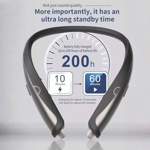 Tyxmere Neckband HX803 Bluetooth 5.3 Headphones with Noise Cancelling