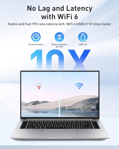 Nineplus USB WiFi Adapter EEE 802.11ac/ax 1800Mbps Dual Band USB 3.0