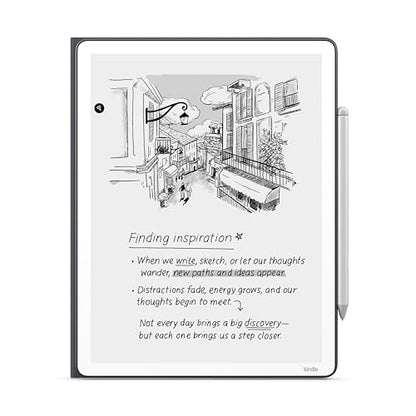 Amazon Kindle Scribe 2025 Model Folio Cover, Premium Leather, Magnetic Closure, Notebook Style