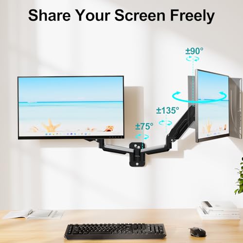 MOUNT PRO Dual Monitor Wall Mount 13-32 Inch, Model PR7002, Articulating, VESA 75x75/100x100