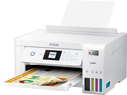 Epson EcoTank ET-2850 Wireless Color All-in-One Inkjet Printer, 4800 x 1200 dpi, Auto Duplex