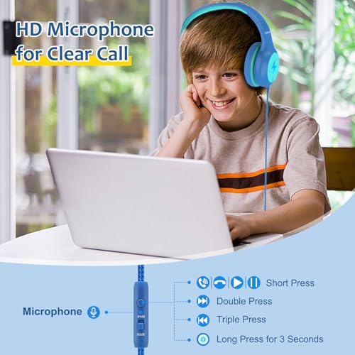 Voopwink Over Ear Headphones KH3-B User Manual Included Dynamic Driver 20Hz-20kHz