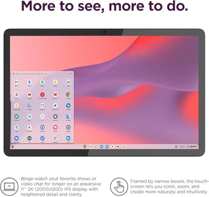 Lenovo Chromebook Duet 11" 1920 x 1200 Touchscreen 8-Core MediaTek Kompanio 838 4GB 128GB Storage Convertible Laptop