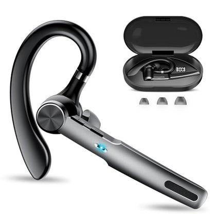 Qecnato G2 Wireless Bluetooth Earpiece 5.3, 15m Range, IP7 Waterproof, Built-In Microphone, Ergonomic Design