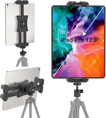 Cenawin Tablet Tripod Adapter d7dc26dd-d5bb-4d92-b490-eb198b806420 Adjustable Holder for 4.7-12.9 Inch Tablets