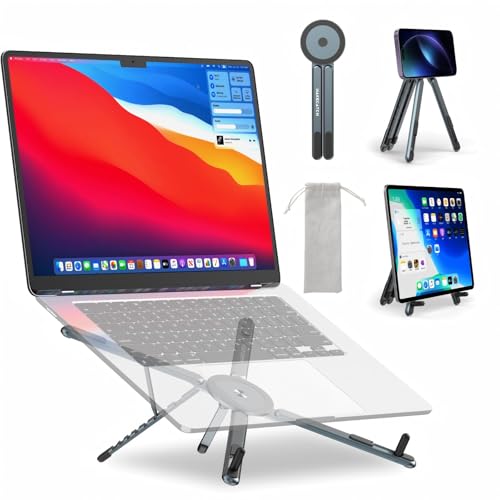 makecatch 7.13x2.28x0.78 inches MC-Stand-01 Adjustable Magnetic Laptop Stand