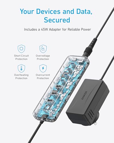 Anker 8-Port USB 3.0 Hub A8307 5Gbps Data Transfer