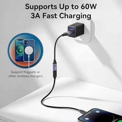 Biaze A168-US USB C Female to USB Male Adapter 10Gbps Data Transfer USB A to USB C Converter