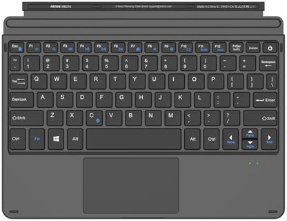 Arteck QWERTY Type Cover HB216 BT Mechanical Keyboard for Microsoft Surface Go 4, 3, 2, 1