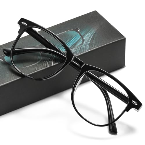 Okany 1 Count 8099 56mm Polycarbonate Lens Square Blue Light Blocking Eyeglasses