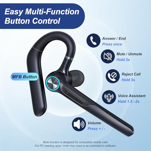 ONE LIFE G3 Bluetooth Headset, Wireless, Environmental Noise Cancellation, Bluetooth 5.3