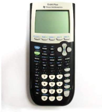 Texas Instruments TI-84 Plus Graphing Calculator 3” LCD Battery Powered Plastic Enclosure Black