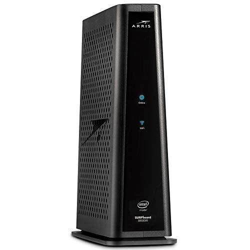 ARRIS 2.87" x 8" x 9.33" AC2350 Dual-Band Waive 2 Wi-Fi Router + DOCSIS 3.1 Modem Black
