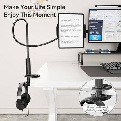 KDD Tower Model 750S+022 Black Adjustable Tablet Stand