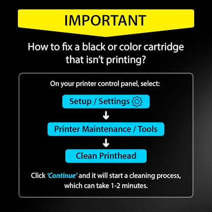 Smart Ink 902XL Ink Cartridge Compatible with HP Printers - High Yield - 4 Count