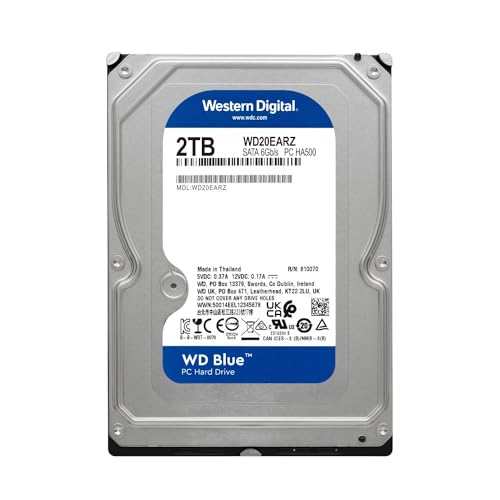 Western Digital 2TB WD20EARZ SATA HDD 5400 RPM 3.5 Inch