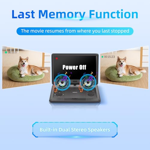 KPKUE 13.3 PD133 1920x1080 60Hz IPS Portable DVD Player