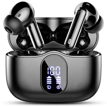 Btootos A90 Pro Wireless Earbuds Bluetooth 5.4 Noise Cancelling 36 Hours Playtime IP7 Waterproof