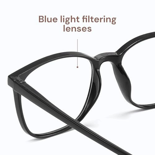Gaoye 51mm 1806 Light Black & Leopard Full Rim Computer Glasses