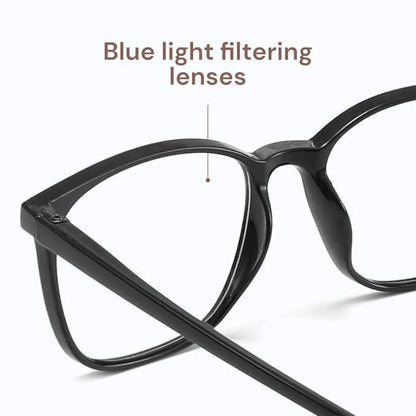 Gaoye 51mm 1806 Light Black & Leopard Full Rim Computer Glasses