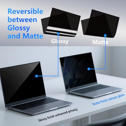 Halloive 14 Inch HH-TYFG14 16:10 4-Way Privacy Screen Shield