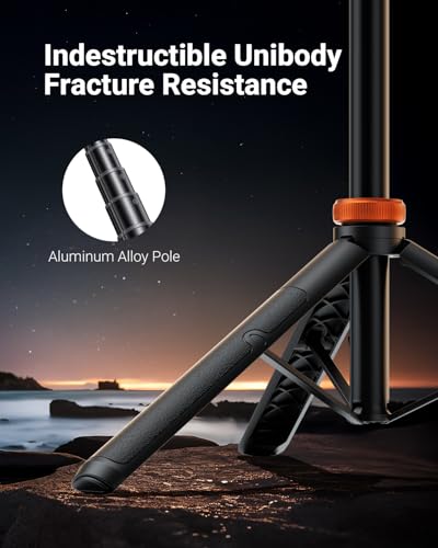 EUCOS 63 Inches EUTP-010 Tripod for Smartphone with Adjustable Height