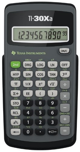Texas Instruments 21 Inch TI-30Xa LCD 10-Digit Scientific Calculator