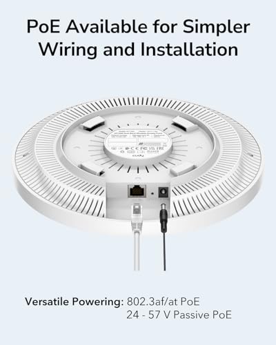 Cudy AP1300 Dual-Band Wireless Access Point 1200Mbps 2.4GHz/5GHz Indoor Business Connectivity