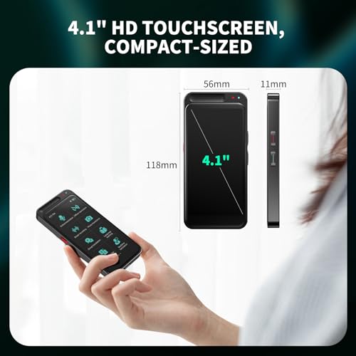 FLTIDUNDI Language Translator Device 5.71 x 3.46 x 1.57 inches 6.7 ounces Offline & Online Translation