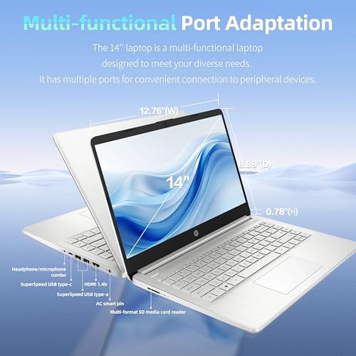 HP 14 Inches Laptop 1920 x 1080 pixels SSD