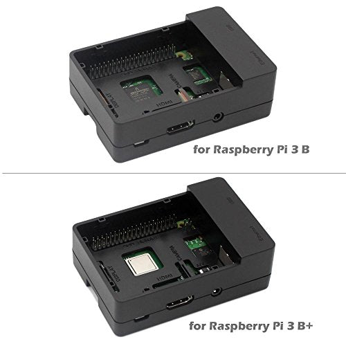 iUniker Mini ITX Raspberry Pi Case IU-RP-088-BTTT 30mm Cooling Fan ABS Case