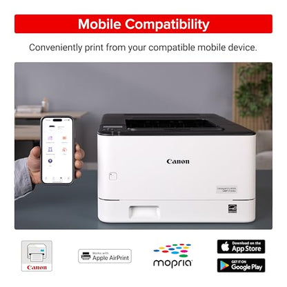 Canon 6353C004 17.2" x 10.9" x 18.4" 600 x 600 Monochrome Laser Printer
