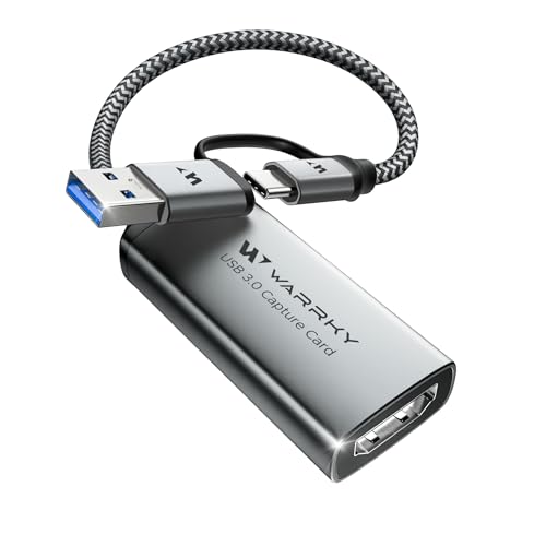 Warrky 2-in-1 USB 3.0 Capture Card WARRKY-AV-CC03 1080p 60FPS HDMI