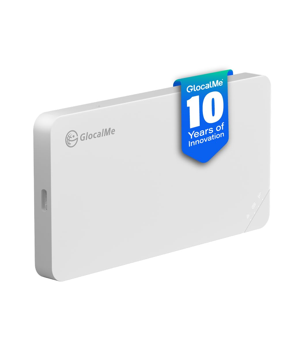 GlocalMe Mobile Hotspot U3 White 4G LTE 1GB Data 30 Days WiFi