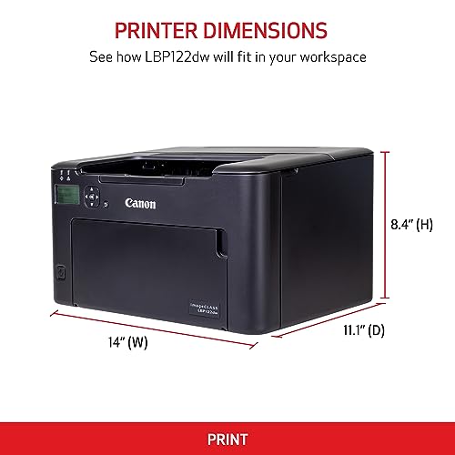 Canon imageCLASS LBP122dw Monochrome Laser Printer 600 x 2400 dpi