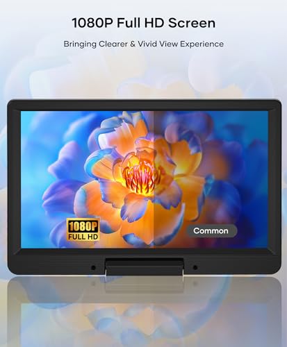 FANGOR 12 Inch F-BR114 1080p 30fps LCD Portable Blu-ray/DVD Player