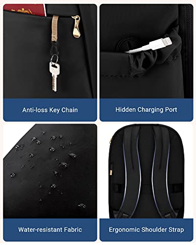 LIGHT FLIGHT 15.6 Inch Lf4201007 Laptop Backpack Polyester Water Resistant Multipurpose Adult Backpack