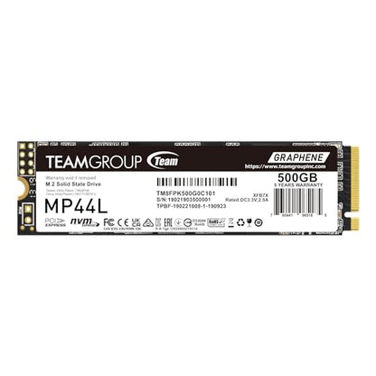 TEAMGROUP 500GB TM8FPK500G0C101 NVMe PCIe Gen 4x4 M.2 2280 SSD
