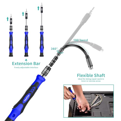 EasyTime 140 Count Computer Repair Tool Kit, Model 140 IN 1