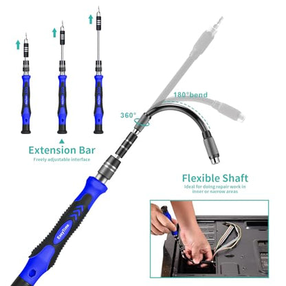 EasyTime 140 Count Computer Repair Tool Kit, Model 140 IN 1