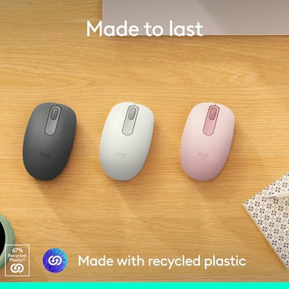 Logitech Lightweight Bluetooth Wireless Mouse Model 910-007437, Battery Powered, Optical Movement Detection, 1000 DPI