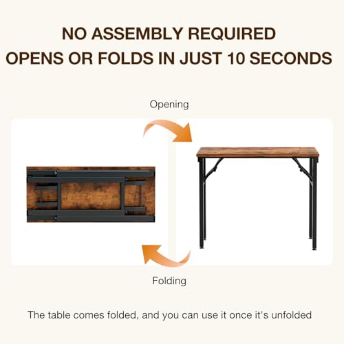 TEMI 35.8' A13-01 Non-Electric Manual Compact Freestanding Computer Desk