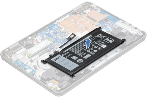 SANISI Lithium Polymer Battery WDX0R 11.4V 42mAh Rechargeable for Compatible Laptops