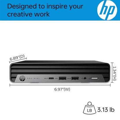 HP Pro 400 G9 Mini PC 1.1GHz 16GB DDR5 256GB PCIe 4K HDMI DisplayPort