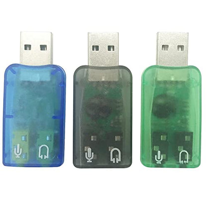 AJDPOI USB Audio Adapter 8541676061 Stereo 48KHz External Sound Card