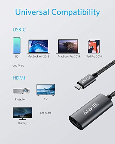 Anker A8312 HDMI™️ Adapter 4K@60Hz 1-Port Aluminum Black