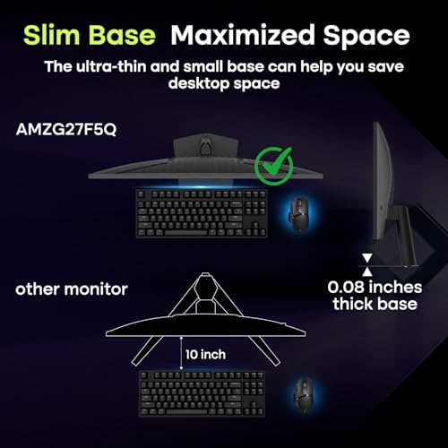 Amzfast 27 Inch AMZG27F5Q QHD (2560 x 1440) 200 Hz IPS Monitor