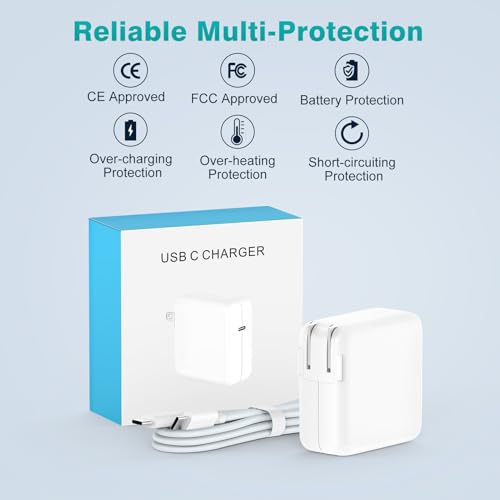 SATURNDOCK 100W USB Type C Charger Compatible with MacBook Pro 16 14 15 13 12 inch and MacBook Air 15 13 inch