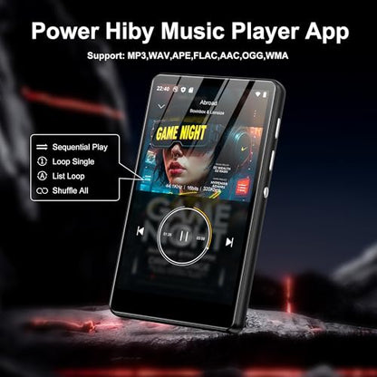 SWOFY 80GB M503Pro Digital Audio Player 4 Inch LCD Touch Screen Bluetooth USB Wi-Fi